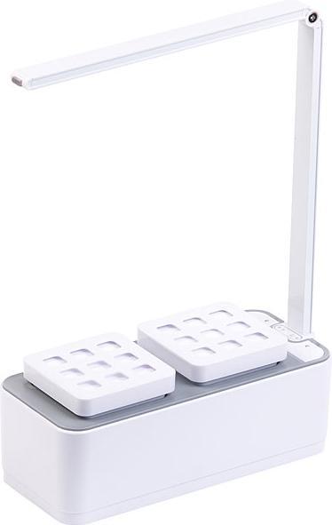 Carlo Milano Sistema di coltivazione intelligente per due piante con luce LED (26 cm)