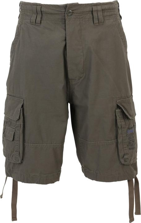 Brandit Pure Vintage Shorts-kurze Hose Grösse 4XL Farbe Oliv (4XL)