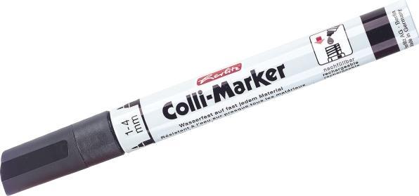 Produktbild Herlitz Permanent-Marker "Collimarker", Rundspitze, schwarz (Grau, 4 mm, 1 x)
