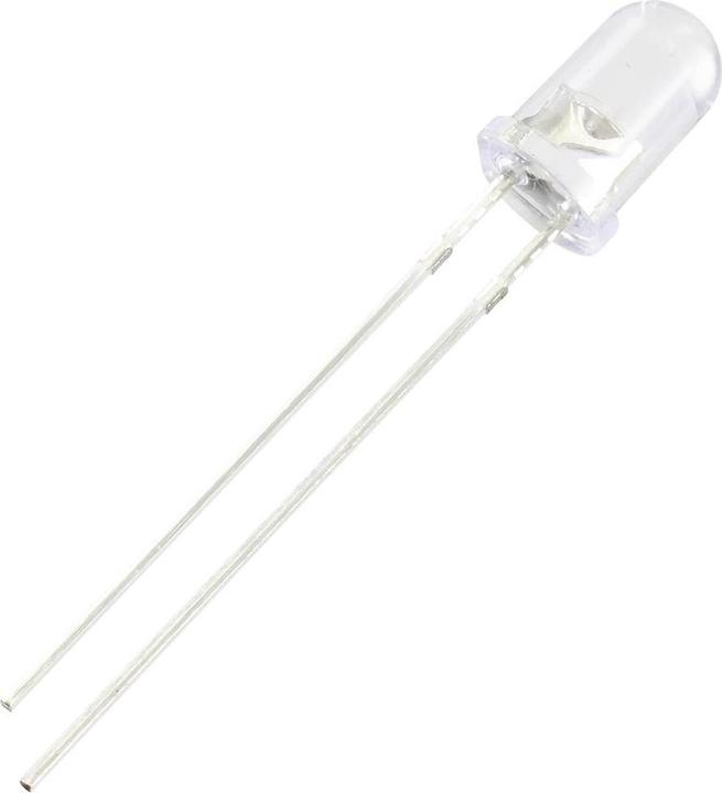 Actual product image Tru Components LED wired 5mm High Lumen 15° 30mA 1.8 V, 3.4V Red, Yellow, Orange, Blue, Green, Pi