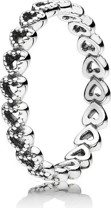 Produktbild Pandora Gereihte Herzen (52, 925 Silber)