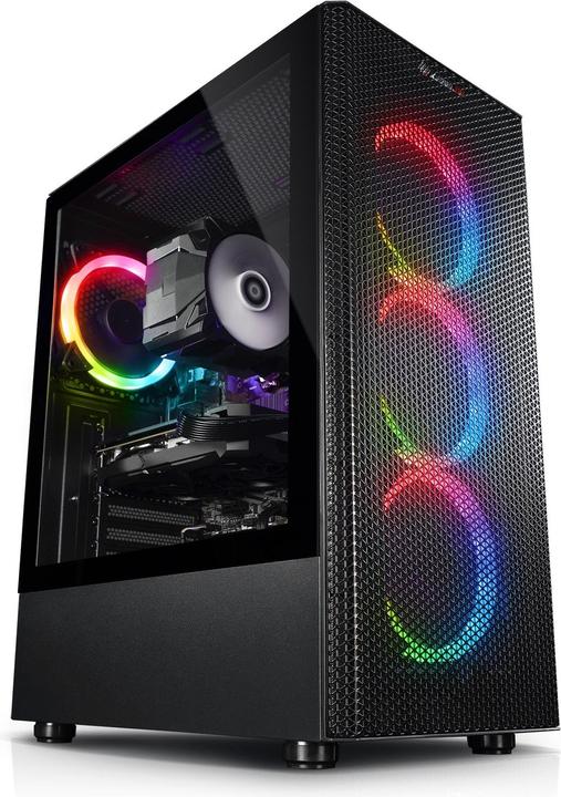 Actual product image Kiebel Gaming PC Twister V AMD Ryzen 7 5700X, 32GB DDR4, NVIDIA RTX 3050 6 GB, 1TB SSD, Windows 11 (AMD Ryzen 7 5700X, 32 GB, 1000 GB, GeForce RTX 3050)