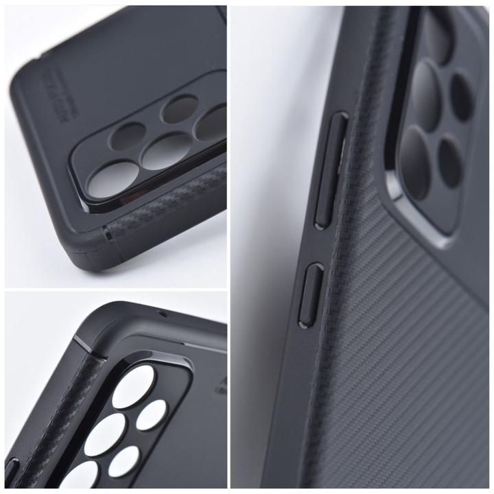 Actual product image OEM Back panel cover Case CARBON PREMIUM for SAMSUNG A34 5G black (Samsung Galaxy A34 5G)