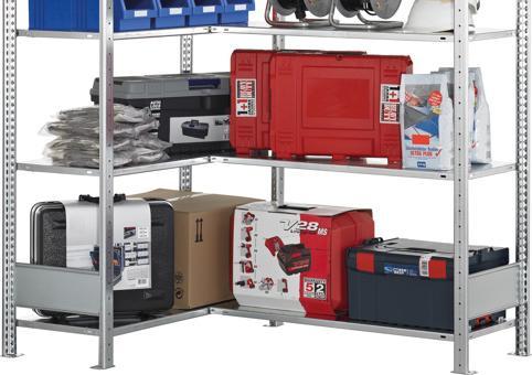 Produktbild Schulte Lagertechnik Stecksystem Eck-Regal MULTIplus150