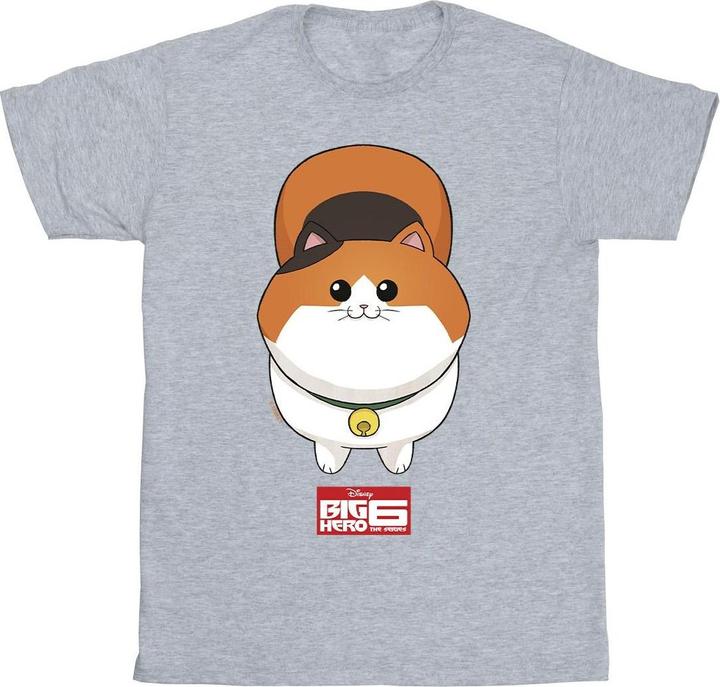 Actual product image Disney Mens Big Hero 6 Baymax Kitten Face T-Shirt (XXL)