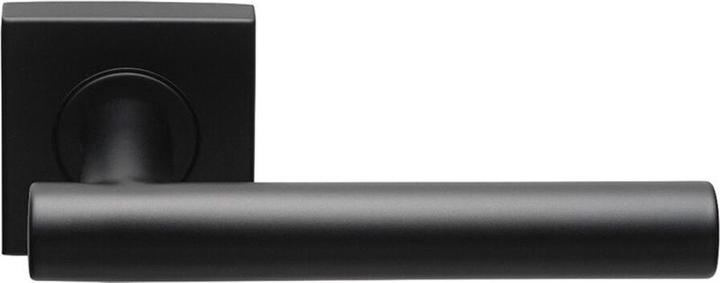 Formani Türgriff am quadratischen Rosette LB7-19bsqr53g - Grundlagen - Matt Black (Türgriff)