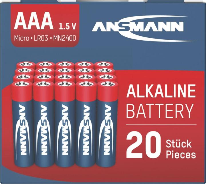 Image du produit Ansmann LR03 Alcaline (20 pcs, AAA)