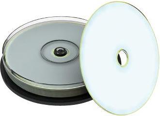 Image du produit MediaRange CD-R 700MB/80min TRUE GOLD Ink.Print.cake 10pcs (10 x)