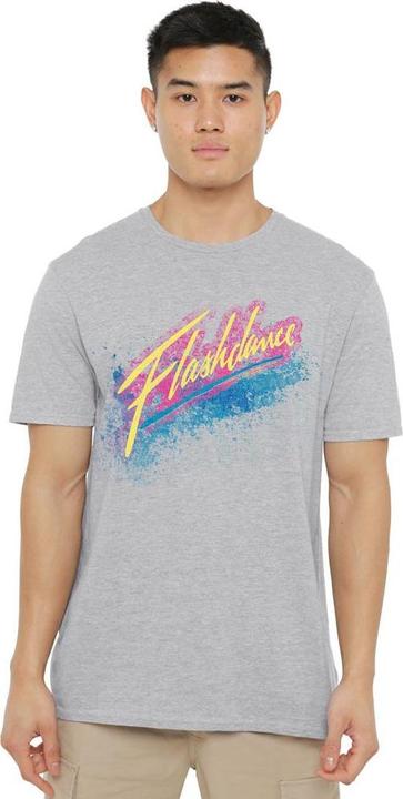 Actual product image Flashdance Mens Spray Logo T-Shirt (4XL)
