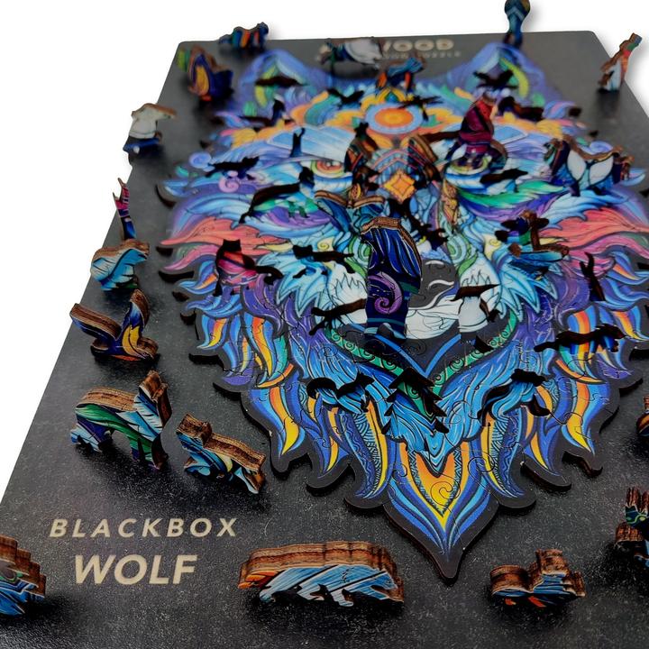 Image du produit Aniwood Puzzle motif loup (S) (100 pièces)