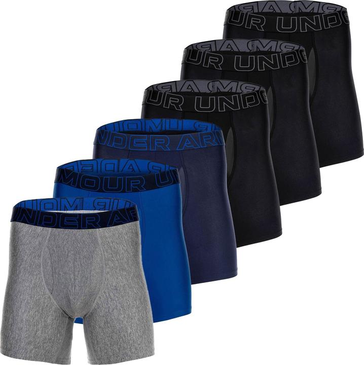 Actual product image Under Armour Boxershort Sportlich Figurbetont UA PERFORMANCE TECH - SOLID 6 IN 6PK (XL, pack of 6)