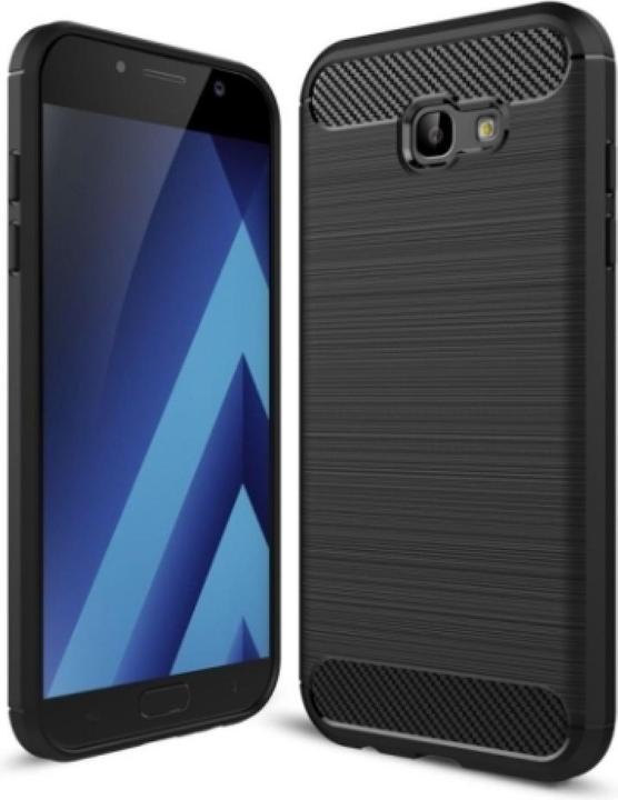 Produktbild Screenguard Samsung Galaxy A7 2017 Hülle Carbon Brushed Soft TPU (Samsung Galaxy A7 (2017))