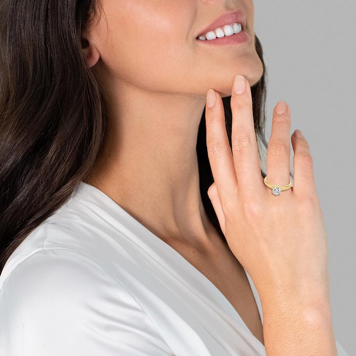 Image du produit Trilani Femme argent sterling zirconium or jaune - 4132 (60, Argent 925)