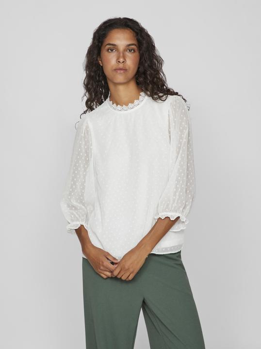 Actual product image Vila Dotted top with 3/4-length sleeves (36)