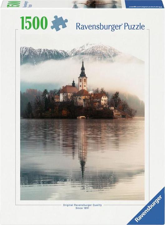 Actual product image Ravensburger The Island of Desires, Bled, Slovenia (1500 pieces)