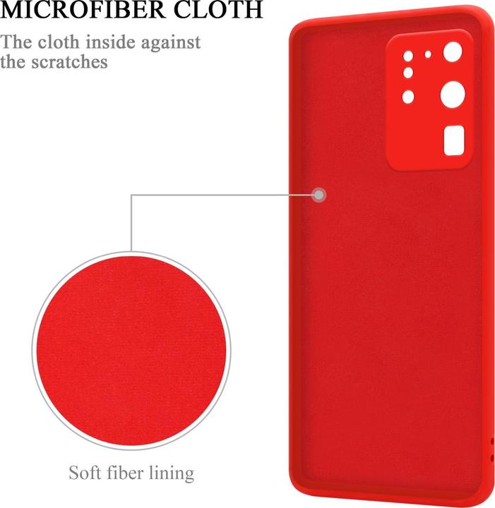 Actual product image Cadorabo TPU Liquid Ring Silicone Case Cover (Samsung Galaxy S20 Ultra)
