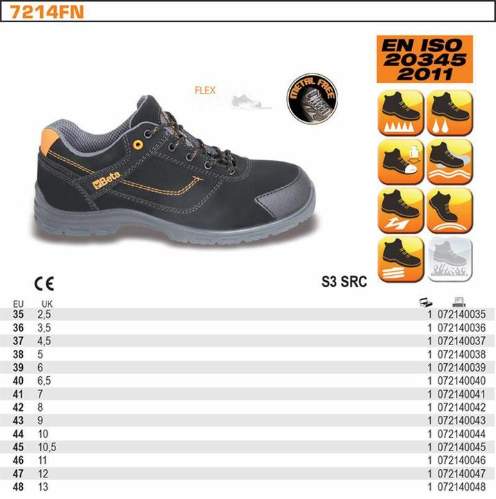 Image du produit BETA 7214FN 40-ZAPATOS EN ACTION PIEL NABUK (S3, 40)