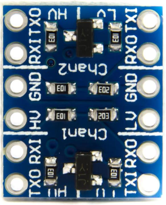 Actual product image Purecrea Logic Level Converter 2-channel 5V / 3.3V