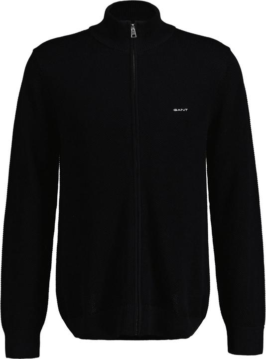 GANT Cotton Pique Half Zip Cardigan (5XL)
