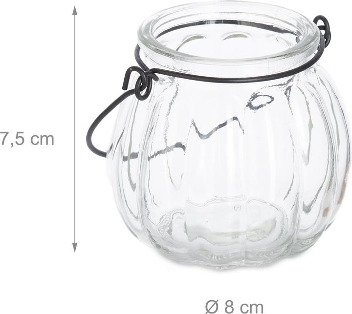 Actual product image Relaxdays 12x lantern (12 x, 8 x 8 x 7.5 cm)