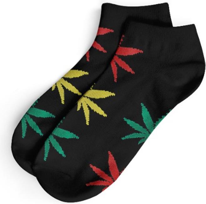 Image du produit R420 Short Socks-Size 36-42 Black/Rasta (36 - 42)