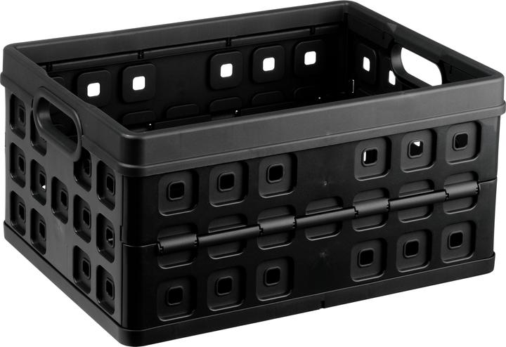 Immagine prodotto Sunware Cassetta quadrata pieghevole, capacità 32 o 46 litri, portata 30 kg, per alimenti (32 l)