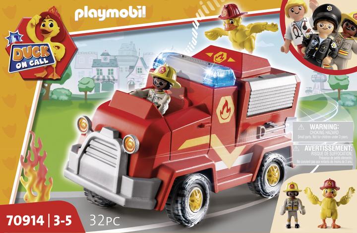 Produktbild Playmobil Feuerwehr Einsatzfahrzeug (70914, Playmobil Duck On Call)