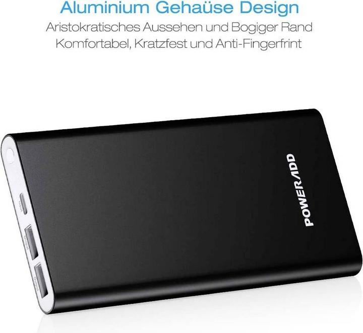Image du produit Poweradd bank (batterie supplémentaire) 4GS 12000mAh (12000 mAh, 44.40 Wh)