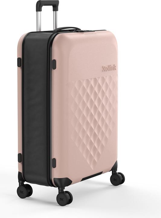 Immagine prodotto Rollink Valigia / trolley / valigia da viaggio Harde - Vega 360 - 76 cm - Rosa (105 l, L (90 - 115l))