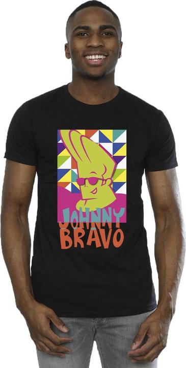 Produktbild Johnny Bravo Multi Triangles Pop Art TShirt (XXL)