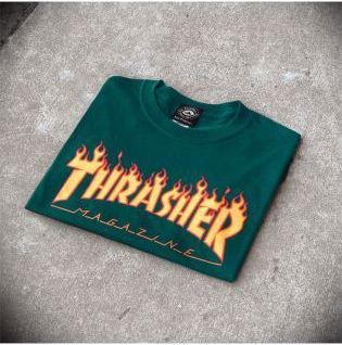 Immagine prodotto Thrasher Maglietta con fiamma (L)