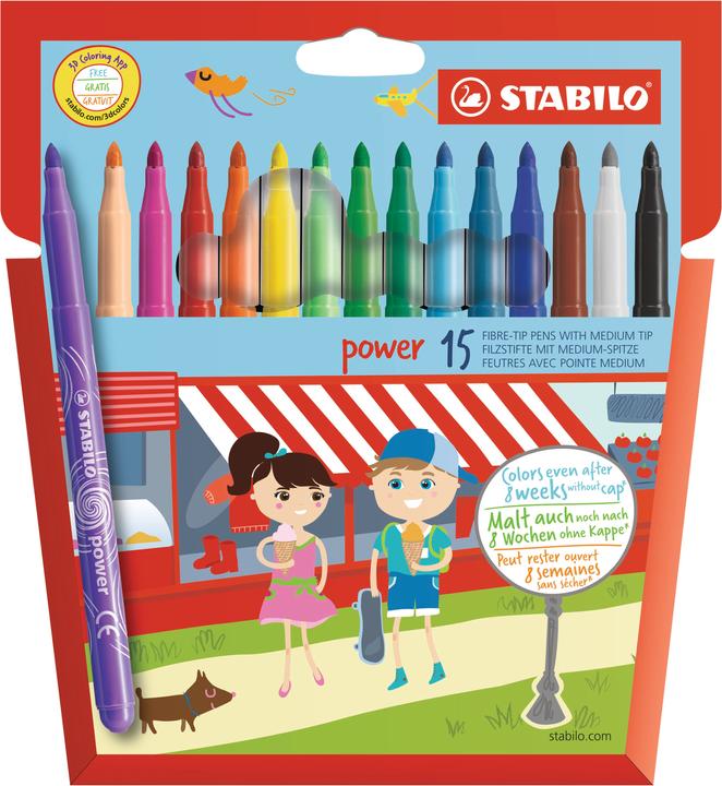 Produktbild STABILO Power Fasermaler (Multicolor, 1 x)