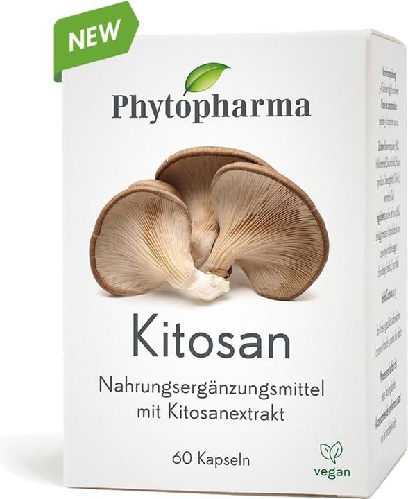 Actual product image Phytopharma Kitosan caps (60 Piece, Capsules, 55 g)