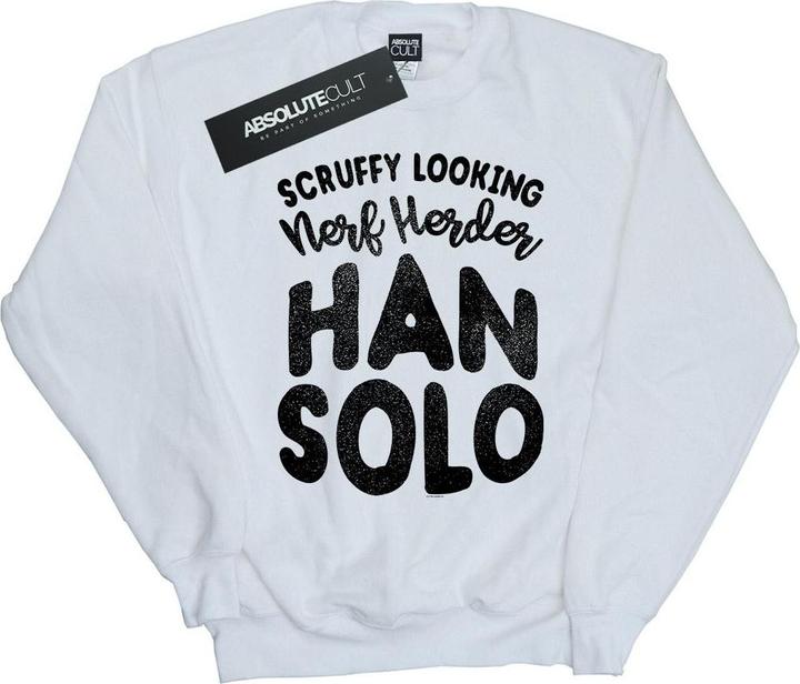 Actual product image Star Wars Mens Han Solo Legends Tribute Sweatshirt (XXL)