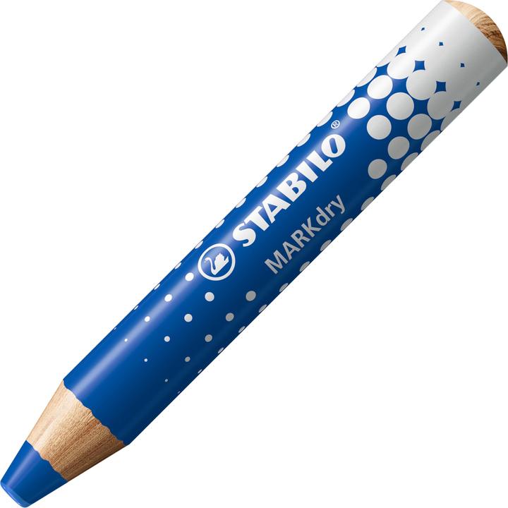 Produktbild STABILO Marker MARKdry (Rot, Grün, Blau, Schwarz, 5 mm, 4 x)
