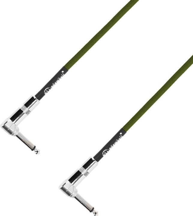 Actual product image Adam Hall 4 STAR IRR 0060 SET - Pedalboard patch cable | set of 5 ® TS angle latch | 0.6 m (0.60 m)