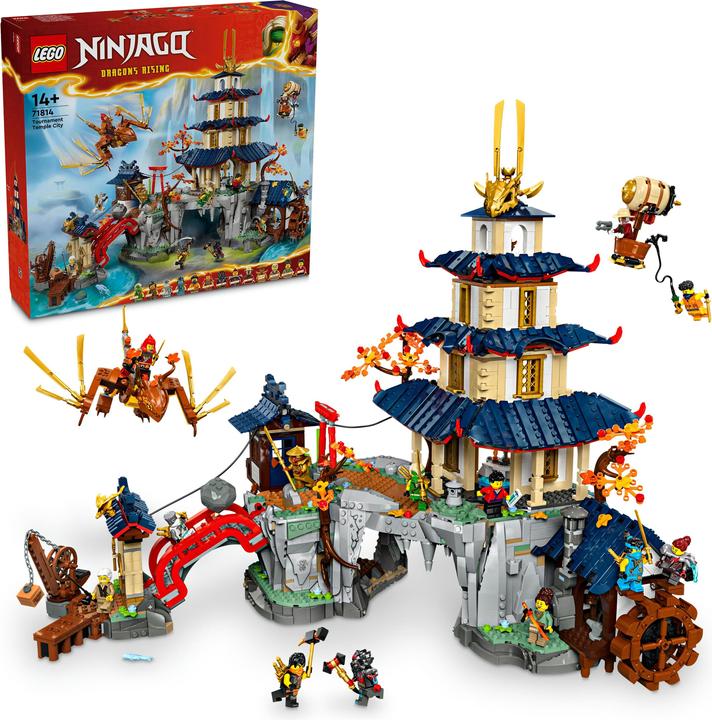 Immagine prodotto LEGO Torneo tempio città (71814, LEGO Ninjago, Set LEGO rari)