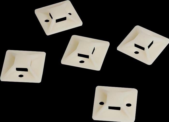 Actual product image LogiLink Cable tie mounts, self-adhesive Cable tie mount: 9 (Fixing loops, 25 mm, 100 pcs.)