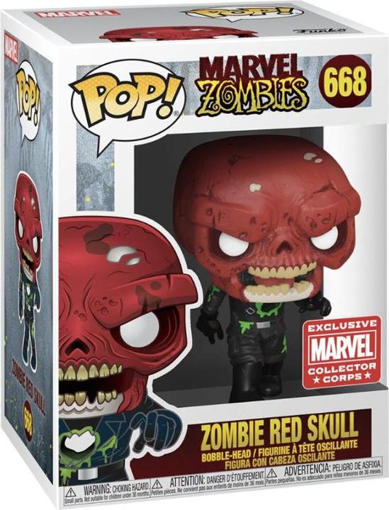 Image du produit Funko POP! Marvel Zombies Zombie Red Skull Exclusive