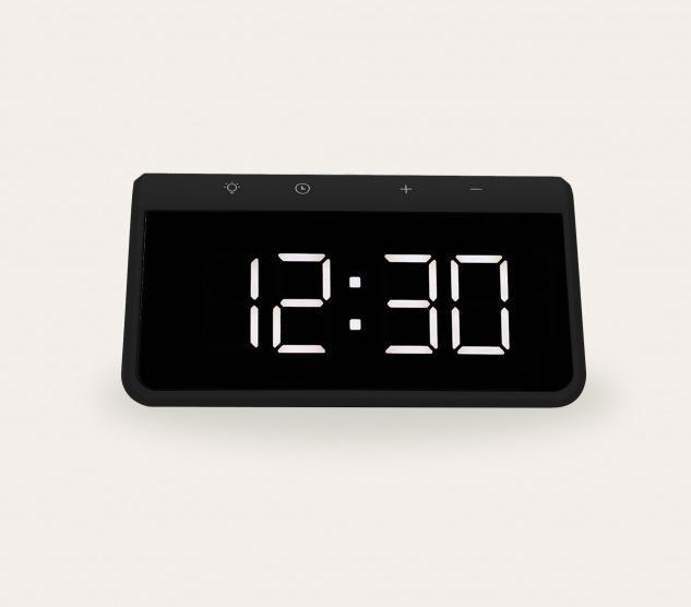 Produktbild KSIX Alarm Clock 2 With Fast Charge Wireless Charger 7.5w-10w