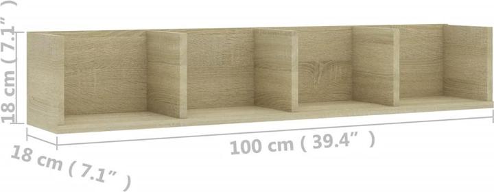 Produktbild VidaXL Hillier (100 x 18 x 18 cm)