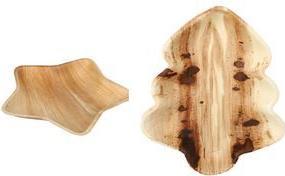 Actual product image Papstar 6 palm leaf plates pure 20.0 x 22.3 cm (6 x)