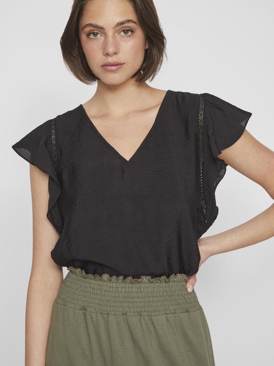Actual product image Vila Ruched top with short sleeves (36)