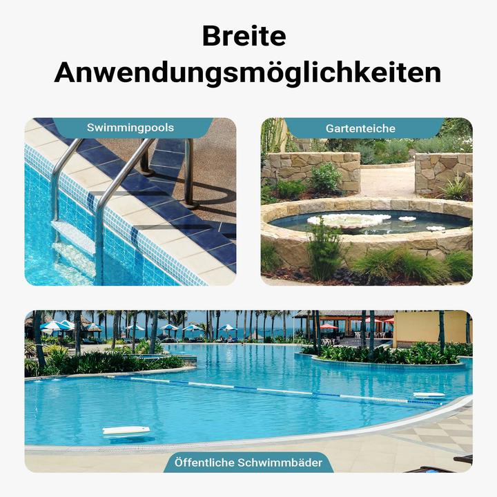 Produktbild Wiltec Poolschlauch 12 m ⌀38 mm Schwimmbadschlauch mit Muffe Saugschlauch