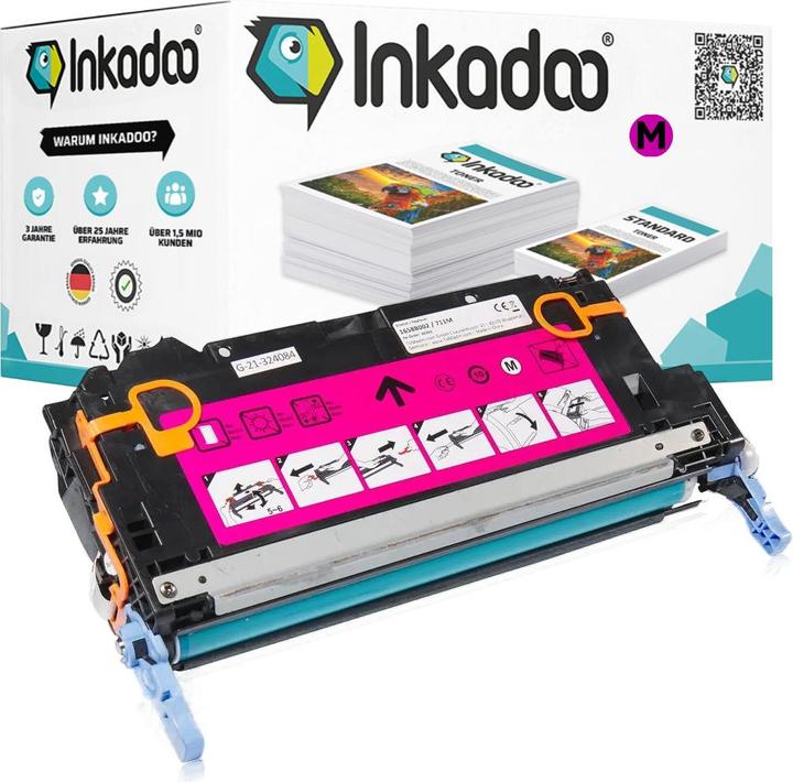 Image du produit Inkadoo Toner compatible avec Canon 1658B006 / C-EXV26 toner, magenta Magenta (M)