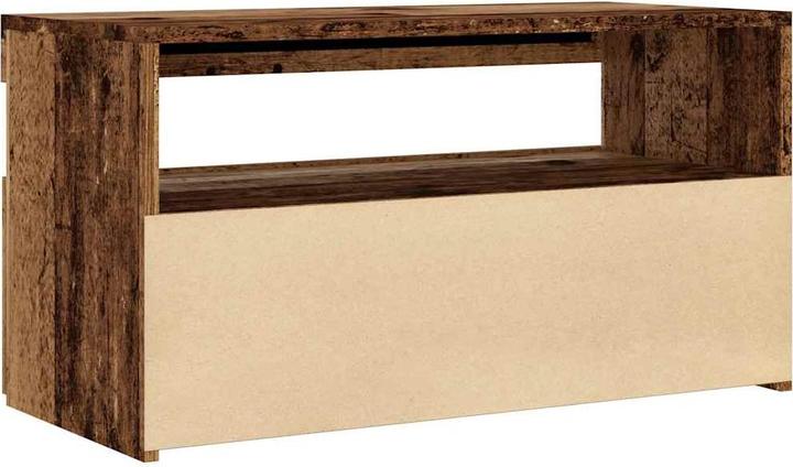 Image du produit VidaXL TV Schrank Lowboard Fernsehschrank Fernsehtisch LED 2 Stk. Altholz-Optik (75 x 35 x 40 cm)