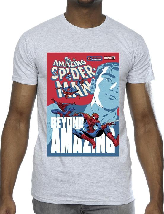 Actual product image Mens Spider-Man Beyond Amazing Cover T-Shirt (3XL)