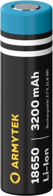Actual product image ArmyTek 18650 Li-Ion 3200mAh. Rechargeable (1 pcs., 18650, 3200 mAh)