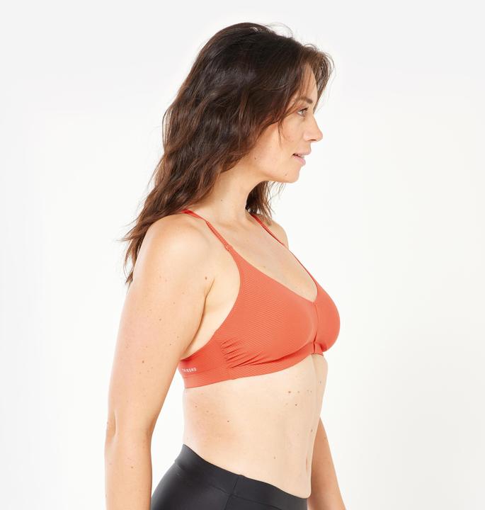 Produktbild Nabaiji Sportbikini Oberteil Damen strukturiert - Lila Simy terracotta (XL)