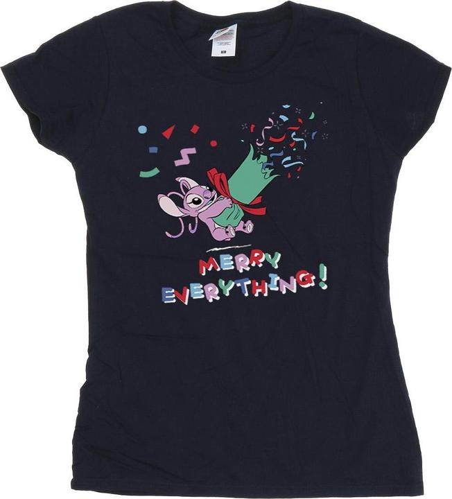 Produktbild Disney Lilo And Stitch Angel Merry Everything TShirt (M)